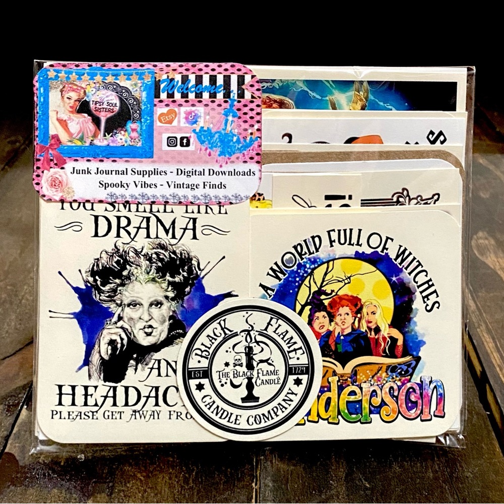 Hocus Pocus Bag - Collection Of 60 HP Spooky & Fun Mini Prints!!!